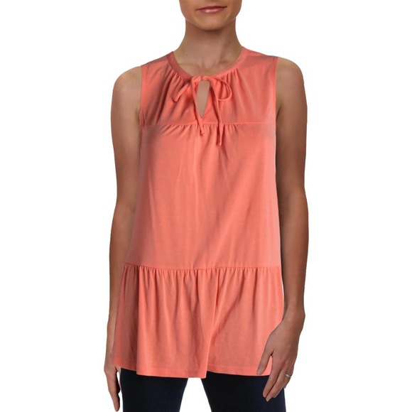 Lucky Brand Tops - Lucky Brand Sandwash V-Neck Peasant Tank Top XS